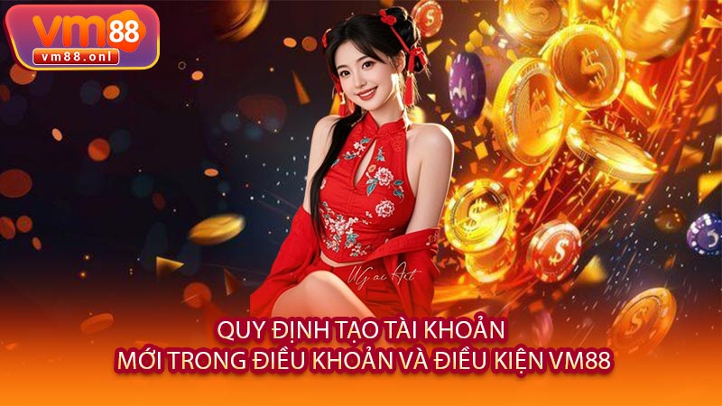 Quy Định Tạo Tài Khoản Mới Trong Điều Khoản Và Điều Kiện VM88